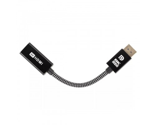 Переходник HDMI DisplayPort 0.15м TELECOM TA660 круглый черный