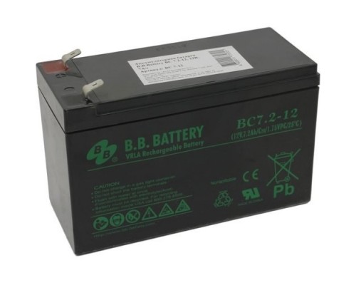 Аккумулятор B.B. Battery BC 7.2-12  12V 7.2Ah