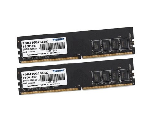 Модуль памяти 16GB PC21300 DDR4 KIT2 PSD416G2666K PATRIOT