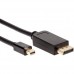 VCOM CG682-1.8M Кабель-переходник Mini DisplayPort M - Display Port M  4K*60 Hz 1,8м VCOM CG682-1.8M[4895182211117]