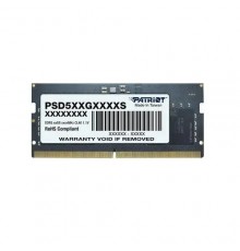 Память DDR5 32Gb 4800MHz Patriot PSD532G48002S RTL PC5-38400 CL40 SO-DIMM 260-pin 1.1В dual rank                                                                                                                                                          