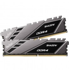 Память DDR4 2x8Gb 3200MHz Netac NTSDD4P32DP-16E Shadow RTL PC4-25600 CL16 DIMM 288-pin 1.35В                                                                                                                                                              