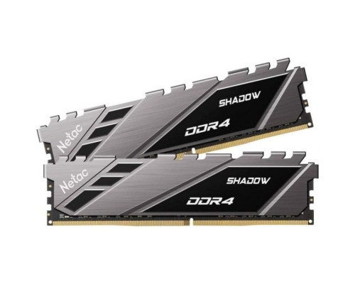 Память DDR4 2x8Gb 3200MHz Netac NTSDD4P32DP-16E Shadow RTL PC4-25600 CL16 DIMM 288-pin 1.35В