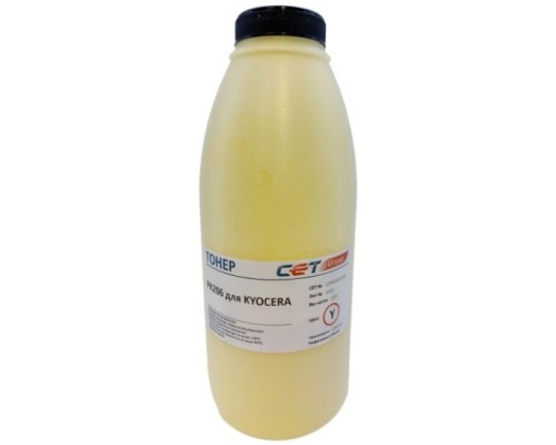 Тонер CET PK206 для KYOCERA ECOSYS M6030cdn/6035cidn/6530cdn/P6035cdn (Japan) Yellow, 100г/бут, (унив.), OSP0206Y-100