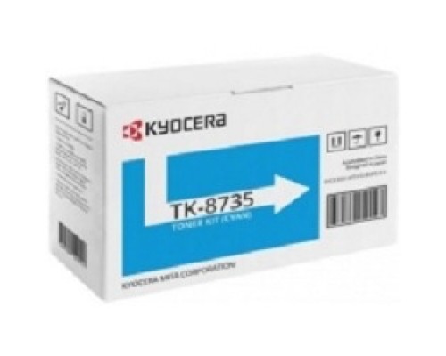Тонер-картридж Kyocera TK-8735C (синий) (ресурс 40 000 отп.) для TASKalfa 7052/8052/7353/8353ci