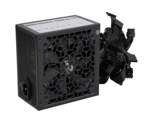 Блок питания 750W Aerocool AERO BRONZE 750W 80+ bronze (24+4+4pin) APFC 120mm fan 6xSATA RTL (AERO BRONZE 750W)