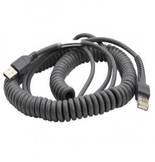 Кабель CABLE - SHIELDED USB: SERIES A, 12', COILED, BC1.2 (HIGH CURRENT), -30C                                                                                                                                                                            