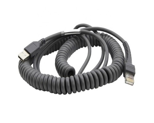 Кабель CABLE - SHIELDED USB: SERIES A, 12', COILED, BC1.2 (HIGH CURRENT), -30C