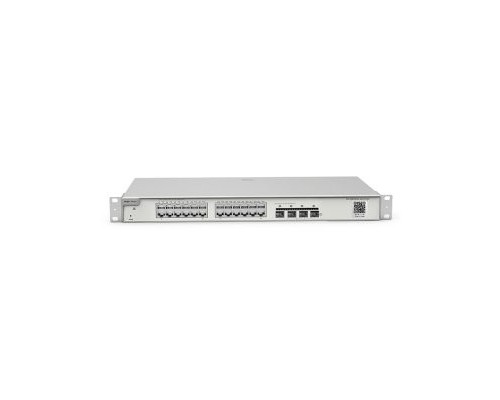 Коммутатор Reyee 24-Port 10G L2+ Managed Switch, 24 Gigabit RJ45 Ports, 4 *10G SFP+ Slots,19-inch Rack-mountable Steel Case, Static Routing