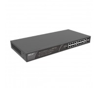 Коммутатор Ruijie Reyee RG-ES118S-LP неуправляемый 16 портов 10/100 Мб/с POE + 2 порта 1Гб/с комбо, POE бюджет 120 Вт                                                                                                                                     