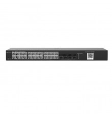 Коммутатор Ruiji RG-NBS3100-24GT4SFP-P 24 порта Gigabit Ethernet, с облачным управлением 24 порта PoE/PoE+, 4 SFP, 370W PoE, 19 дюймов                                                                                                                    