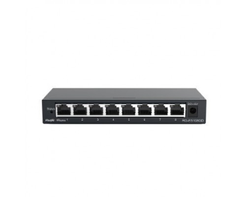 Коммутатор Reyee 8-Port Gigabit unmanaged Switch, 8 Gigabit RJ45 Ports ,Steel Case