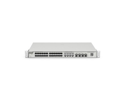 Коммутатор Reyee 24-Port SFP L2 Managed Switch, 24  SFP Slots, 8 Gigabit RJ45 Combo Ports, 4 *10G SFP+ Slots, 19-inch Rack-mountable Steel Case