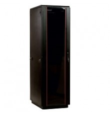 Шкаф телекоммуникационный напольный 42U (600x800) дверь стекло, цвет чёрный  (ШТК-М-42.6.8-1ААА-9005) (3 коробки)                                                                                                                                         