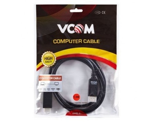 Кабель интерфейсный DisplayPort-HDMI VCOM CG609-1.8M