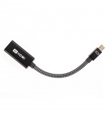 Адаптер miniDP-M --> HDMI-F 4K@120Hz, 8K@30Hz, оплетка, 0.15м Telecom (TA663)                                                                                                                                                                             