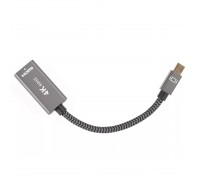 Адаптер miniDP --> HDMI-F 0.15м ,  оплетка, 4K@60Hz, Telecom (TA565)                                                                                                                                                                                      