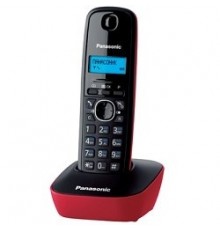 Радиотелефон Panasonic KX-TG1611RUR (красный) АОН, Caller ID,12 мелодий звонка,подсветка дисплея,поиск трубки                                                                                                                                             