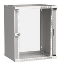 Шкаф коммутационный ITK Linea WE (LWE3-15U64-GF) настенный 15U 600x450мм пер.дв.стекл 50кг серый 400мм 200град. 715мм IP20 сталь                                                                                                                          