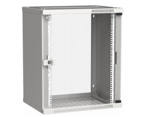 Шкаф коммутационный ITK Linea WE (LWE3-15U64-GF) настенный 15U 600x450мм пер.дв.стекл 50кг серый 400мм 200град. 715мм IP20 сталь