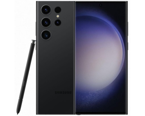 Смартфон SAMSUNG Galaxy S23 Ultra Black 512 Гб RAM 12Гб черный Наличие WiFi Наличие 3G LTE Наличие 4G 5G OS Android 13/Screen 6.8