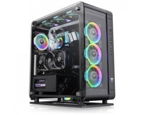 Корпус Thermaltake Core P6 TG черный без БП ATX 13x120mm 8x140mm 2xUSB2.0 2xUSB3.0 audio bott PSU