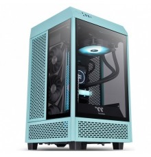 Корпус Thermaltake The Tower 100 Turquoise черный без БП miniITX 1x120mm 3x140mm 2xUSB3.0 audio bott PSU                                                                                                                                                  