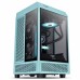 Корпус Thermaltake The Tower 100 Turquoise черный без БП miniITX 1x120mm 3x140mm 2xUSB3.0 audio bott PSU