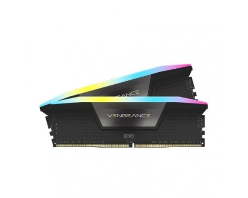 Память DDR5 2x16Gb 5600MHz Corsair CMH32GX5M2B5600C40K Vengeance RGB RTL PC5-44800 CL40 DIMM 288-pin 1.25В с радиатором