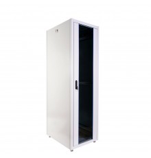 Шкаф телекоммуникационный напольный ЭКОНОМ 42U (800 х 1000) дверь стекло, дверь металл ШТК-Э-42.8.10-13АА                                                                                                                                                 