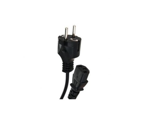 Кабель компьютер - розетка 220V EU (угловой) 3GX0,5mm2, 1,8m, медь, Telecom