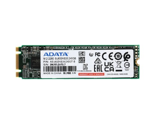 Накопитель SSD M.2 2280 ADATA ASU650NS38-240GT-B