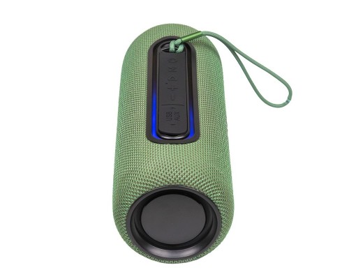 Портативная акустическая система c Bluetooth, USB портом и FM радио с поддержкой TWS, водозащищённость IPX5 Dialog Progressive AP-11 Green
