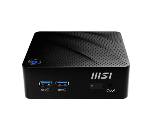 Неттоп MSI Cubi N JSL-041RU slim Cel N4500 (1.1) 4Gb SSD128Gb UHDG Windows 11 Professional GbitEth WiFi BT 65W черный