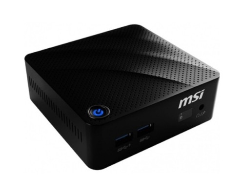 Неттоп MSI Cubi N JSL-041RU slim Cel N4500 (1.1) 4Gb SSD128Gb UHDG Windows 11 Professional GbitEth WiFi BT 65W черный