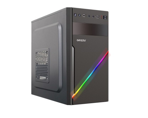 Корпус Ginzzu D400 RGB w/o PSU