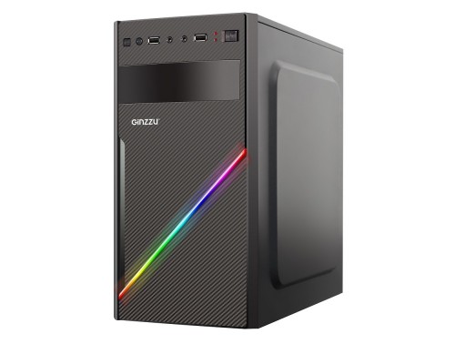 Корпус Ginzzu D400 RGB w/o PSU