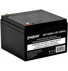 Аккумуляторная батарея GP12260 Exegate EX282972RUS (12V 26Ah, под болт М5)                                                                                                                                                                                