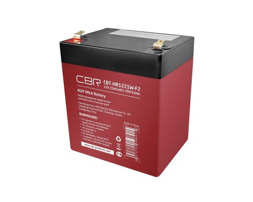 Аккумуляторная CBR VRLA батарея CBT-HR1221W-F2 (12В 5,2Ач), клеммы F2