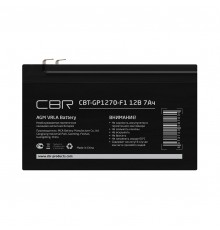 Батарея CBR CBT-GP1270-F1 (12В 7Ач), клеммы F1                                                                                                                                                                                                            