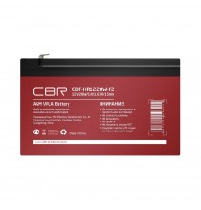 Аккумуляторная CBR VRLA батарея CBT-HR1228W-F2 (12В 6,6Ач), клеммы F2                                                                                                                                                                                     