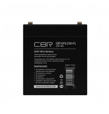 Батарея CBR CBT-GP1250-F1 (12В 5Ач), клеммы F1                                                                                                                                                                                                            