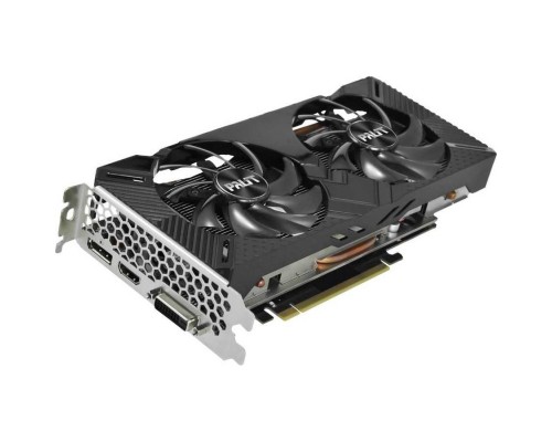 Видеокарта Palit PCI-E PA-GTX1660 DUAL 6G NV GTX1660 6144Mb 192 GDDR5 1530/8000 DVIx1/HDMIx1/DPx1/HD