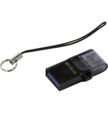 Флеш накопитель 64GB Kingston DataTraveler microDuo 3G, USB 3.1/microUSB OTG                                                                                                                                                                              