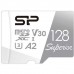 Флеш карта microSD 128GB Silicon Power Superior Pro A2 microSDXC Class 10 UHS-I U3 Colorful 100/80 Mb/s (SD адаптер)