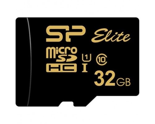 Флеш карта microSD 32GB Silicon Power Elite Gold microSDHC Class 10 UHS-I U1 85Mb/s