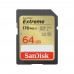 Флеш карта SD 64GB SanDisk SDXC Class 10 V30 UHS-I U3 Extreme 170MB/s