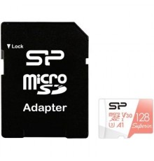 Флеш карта microSD 128GB Silicon Power Superior A1 microSDXC Class 10 UHS-I U3 100/80 Mb/s (SD адаптер)                                                                                                                                                   