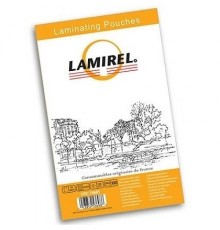 Пленка для ламинирования 125мкм (100шт) глянцевая 54x86мм Lamirel (LA-78665)                                                                                                                                                                              