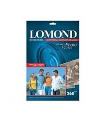 Фотобумага LOMOND Высококачественная Супер Глянцевая,260г/м2, A4 (21X29)/20л                                                                                                                                                                              